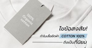 เสื้อ Cotoon 100% ทำไเสื้อ Cotton 100% ถึงเป็นที่นิยม